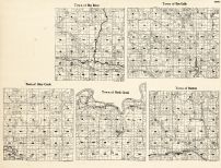 Dunn County - Tainter, Elk Mound, Red Cedar, Colfax, Sheridan, Wisconsin State Atlas 1930c
